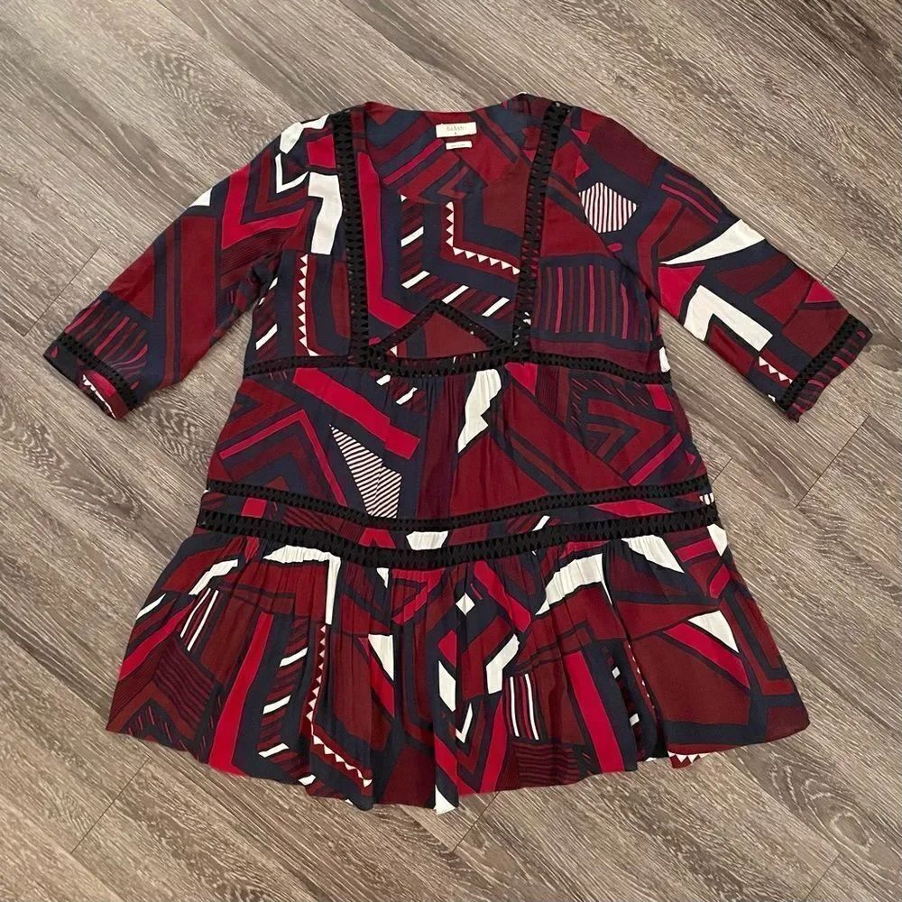 Ba&sh geometric dress